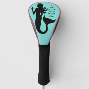 Meerjungfrau nur Lässige Wassertage Sea Girl Golf Headcover