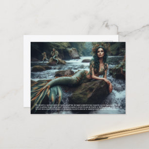 Meerjungfrau Postkarte