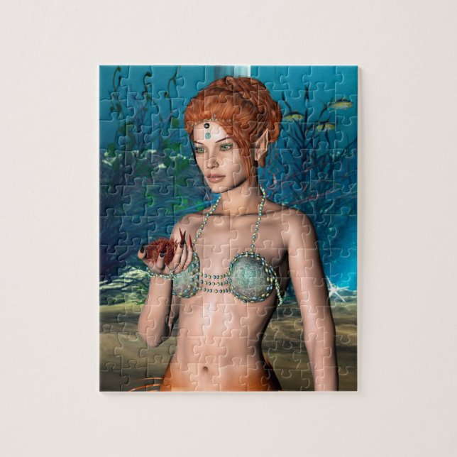 Meerjungfrau Puzzle (Vertikal)
