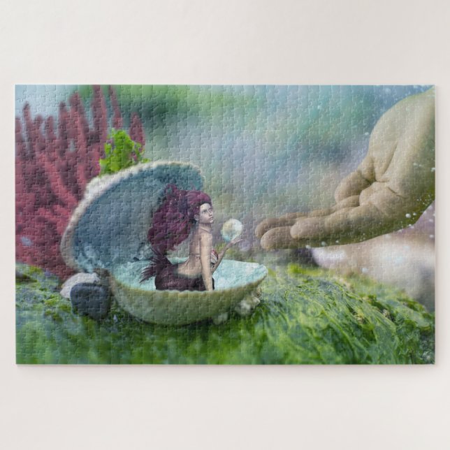 Meerjungfrau Puzzle (Horizontal)