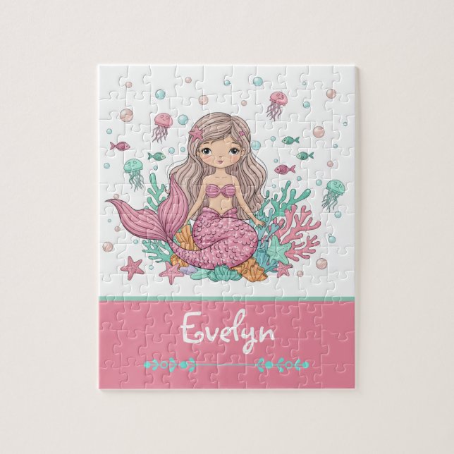 Meerjungfrau-Puzzle Puzzle (Vertikal)