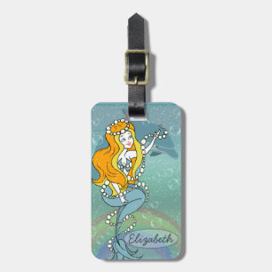 Meerjungfrau-Regenbogen-und Gepäckanhänger