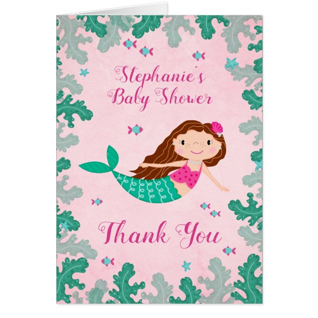 Meerjungfrau Rosa unter der Meerwasserdusche (Vorne)