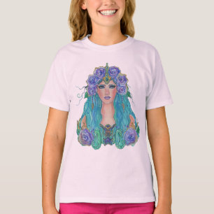 Meerjungfrau-Rose von Renee Lavoie T-Shirt