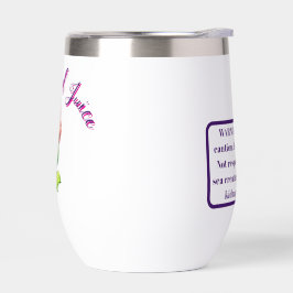 Meerjungfrau Saft Weinbecher