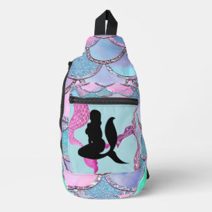 Meerjungfrau-Schultertasche Crossbody Bag