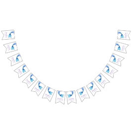 Meerjungfrau Schwanz Geburtstag unter dem Meer Lil Wimpelkette