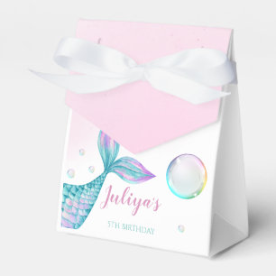 Meerjungfrau Schwanz mit Blasen Geburtstag Geschenkschachtel