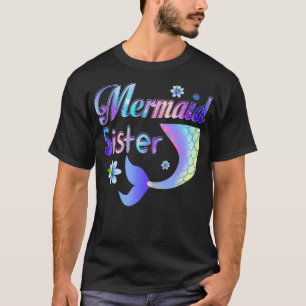 Meerjungfrau Schwester Lustige Meerjungfrau Schwes T-Shirt