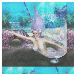 Meerjungfrau-Schwimmen Stoff