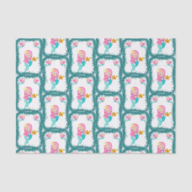 Meerjungfrau Seidenpapier (Vorderseite)