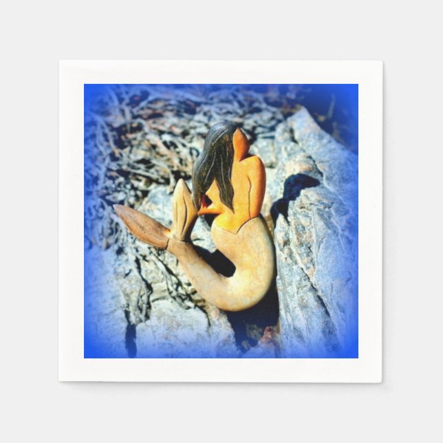 Meerjungfrau Serviette (Vorderseite)