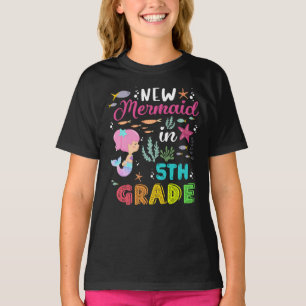 Meerjungfrau-Shirt zum Zurück in die Schule - 5. K T-Shirt