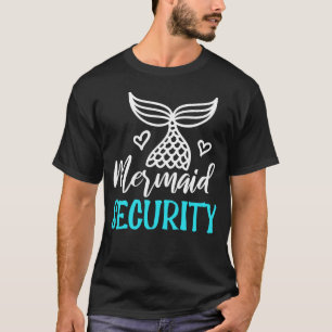 Meerjungfrau Sicherheit Beruflich Schwimmer schwim T-Shirt