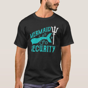 Meerjungfrau Sicherheits T-Shirts Männer Jungen Sc
