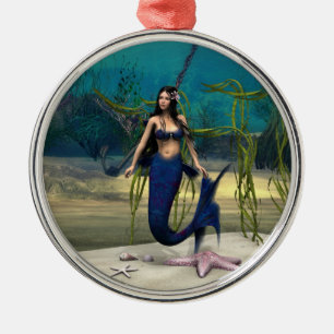 Meerjungfrau Silbernes Ornament