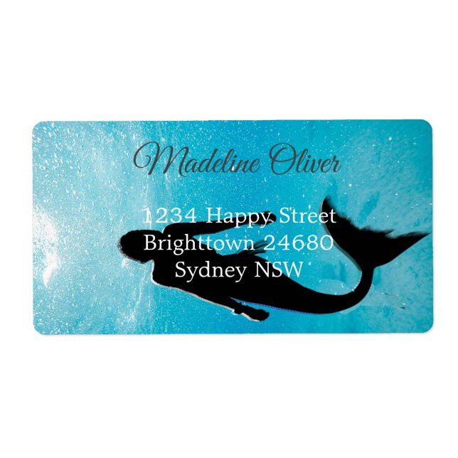 Meerjungfrau Silhouette (Vorne)