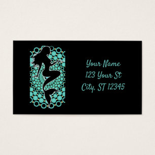 Meerjungfrau-Silhouette in Blasen Thunder_Cove