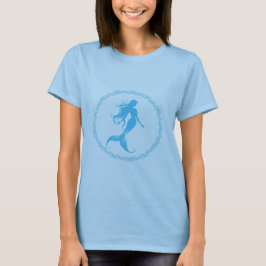Meerjungfrau-Silhouette T-Shirt