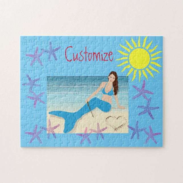 Meerjungfrau Sitting Thunder_Cove Puzzle (Horizontal)