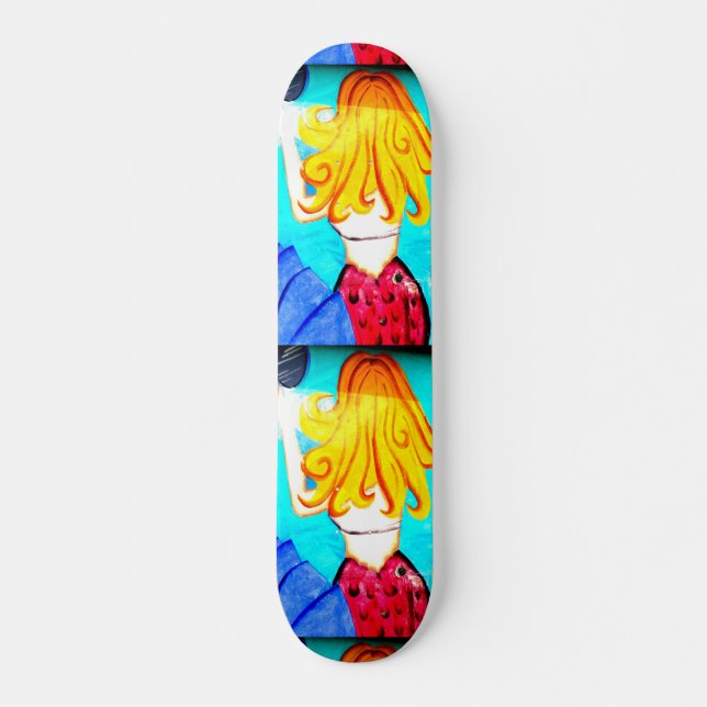 Meerjungfrau-Skateboard Skateboard (Vorne)