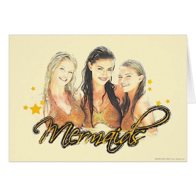 Meerjungfrau-Skizze (Vorderseite (Horizontal))