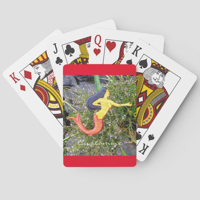 Meerjungfrau Spielkarten (Rückseite)