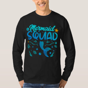 Meerjungfrau-Squad der Geburtstagsmänner LS T-Shirt