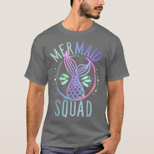 Meerjungfrau-Stelle, Niedliche Funny-Damen-Familie T-Shirt