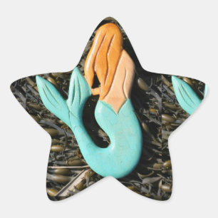 Meerjungfrau Stern-Aufkleber