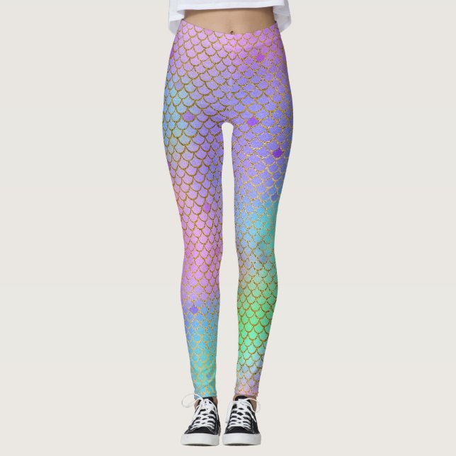 Meerjungfrau stuft leggings (Vorderseite)