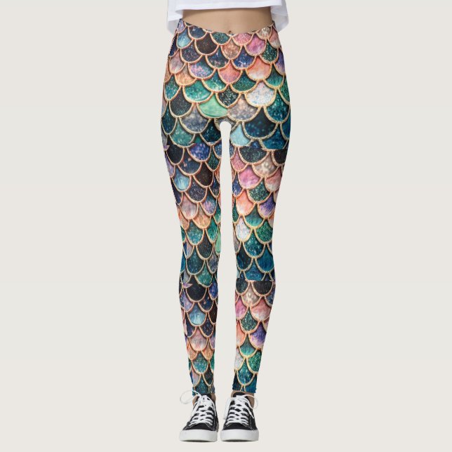 Meerjungfrau stuft Leggins ein (Vorderseite)