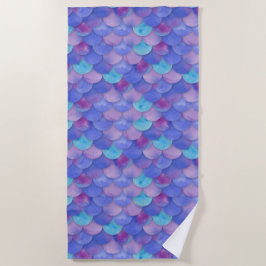 Meerjungfrau stuft vibrierendes WC multi 4 ein Strandtuch