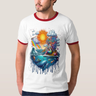 Meerjungfrau Surreal Unterbewusstsein Sun-Kissed M T-Shirt