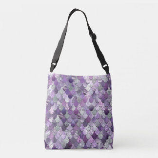 Meerjungfrau-Tasche, Crossbody Tasche, lila Tragetaschen Mit Langen Trägern