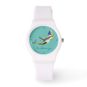 Meerjungfrau Thunder_Cove Blue Armbanduhr