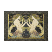 Meerjungfrau-Tür-Matte