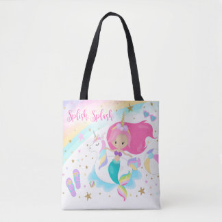 Meerjungfrau-u. Unicorn-Taschen-Tasche