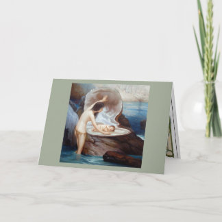 Meerjungfrau und Baby Karte