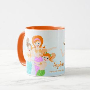 Meerjungfrau und Freundinnen Geburtstagsparty Tasse