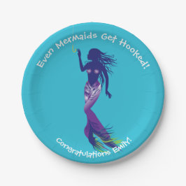 Meerjungfrau und Golden Hook Pappteller