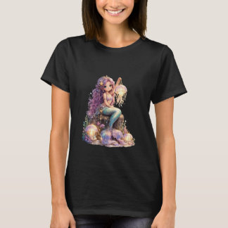 Meerjungfrau und Quallenlaterne  T-Shirt