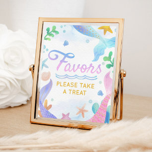 Meerjungfrau Unter dem Meer Geburtstags-Geschenk Poster