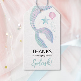 Meerjungfrau unter dem Meeresabenteuer Geburtstag Geschenkanhänger