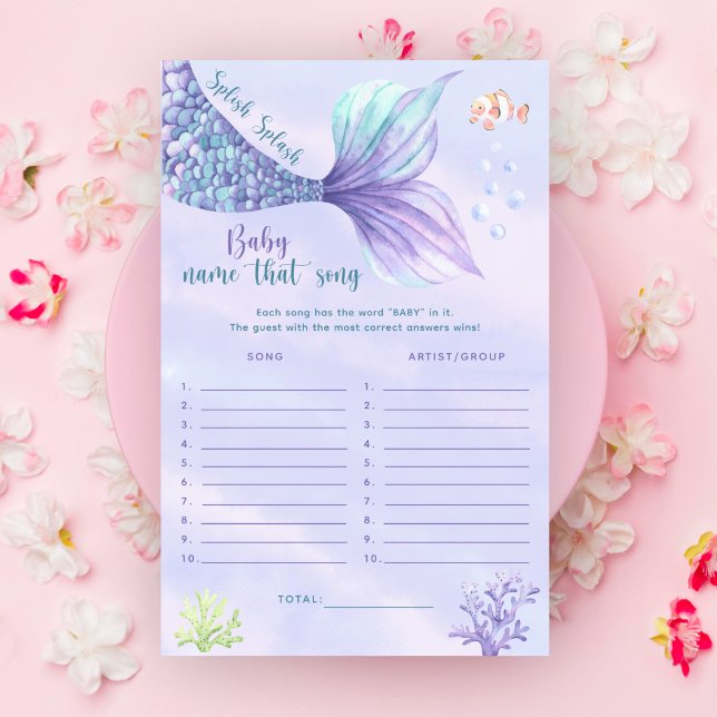 Meerjungfrau Unter dem Namen des Babys das Liedspi (Von Creator hochgeladen)