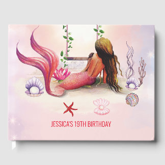 Meerjungfrau unter der Geburtstagspartei Gästebuch