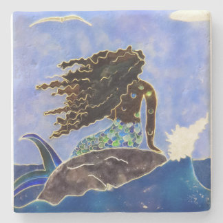 Meerjungfrau-Untersetzer Steinuntersetzer