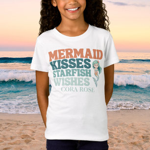 Meerjungfrau Unterwasser Mädchen Geburtstag T-Shirt