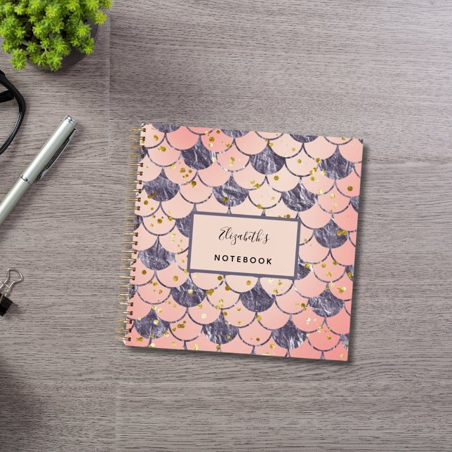 Meerjungfrau-Waage lila Notizbuch (Von Creator hochgeladen)
