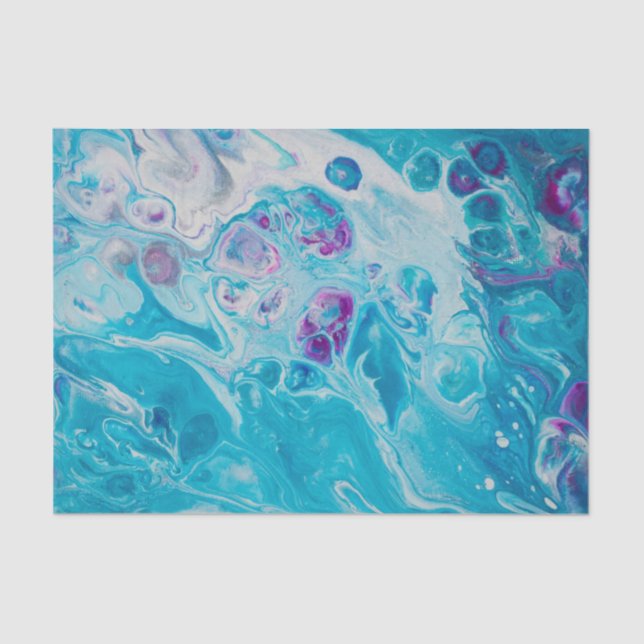 Meerjungfrau-Wasser-Seidenpapier Seidenpapier (Vorderseite)